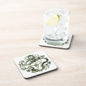 Onderzetter Groene dragon Cork (Rechterzijde)