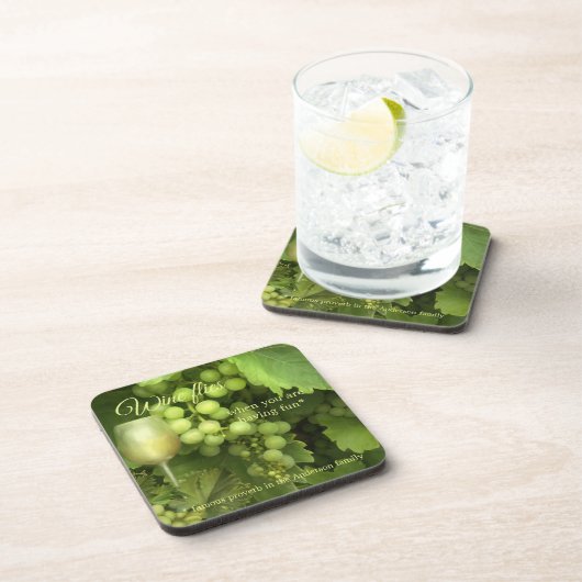 Onderzetter groene witte wijn (Rechterzijde)