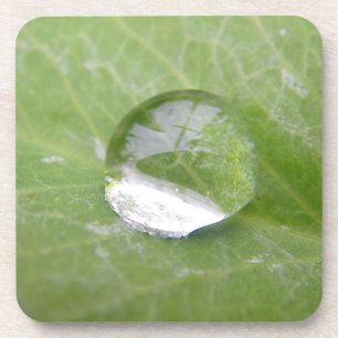Onderzetter grote waterval op groen blad