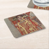 Onderzetter : GUSTAV KLIMT : HYGIEIA : 1907 (Schuin)