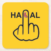 Onderzetter Halal Flip (Voorkant)