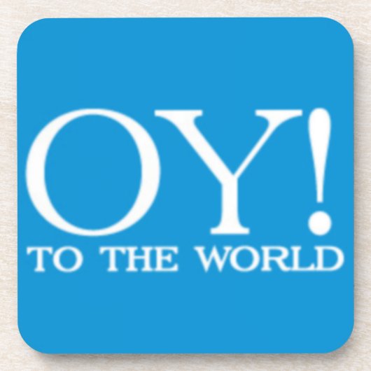 Onderzetter - Hanukkah Oy! aan de wereld (Voorkant)