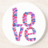 ONDERZETTER Hart-tekst LOVE (Voorkant)