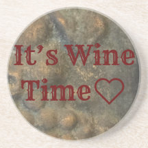 onderzetter "Het is Wijntijd"