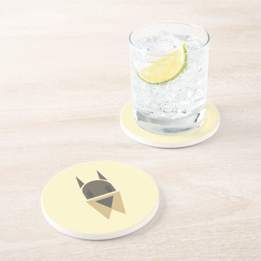 onderzetter hondenkop (Zijkant)