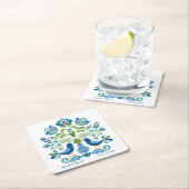 Onderzetter Hongaarse ontwerpblauwe vogels (Insitu)