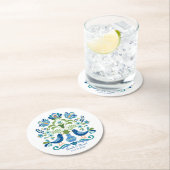 Onderzetter Hongaarse ontwerpblauwe vogels (Insitu)