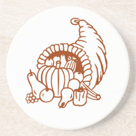 Onderzetter - Horn of Plenty (donker)