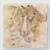 Onderzetter - Houd uw paarden vast (Voorkant)