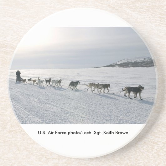 Onderzetter / Iditarod Sled Dog Race 2006. (Voorkant)