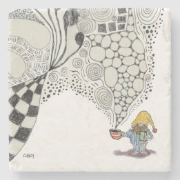 Onderzetter in de morgen