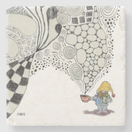 Onderzetter in de morgen