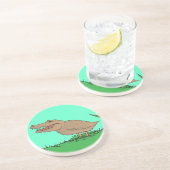 Onderzetter in kleur. (Zijkant)