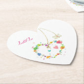 Onderzetter in papieren vorm (Gekanteld)