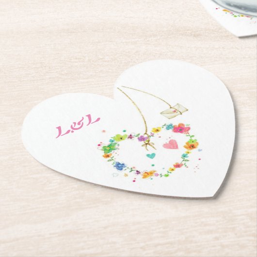 Onderzetter in papieren vorm (Gekanteld)