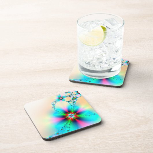 Onderzetter ingesteld met Floral ontwerp met hoge (Rechterzijde)