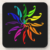 Onderzetter instellen - Kleurkleurige bladeren (Voorkant)