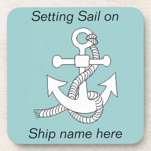 Onderzetter instellen - Verzendanker (Voorkant)