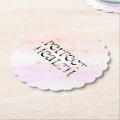 *~* ONDERZETTER INTENTIE - PERFECT HEALTH Onderzet (Gekanteld)