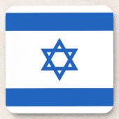 Onderzetter Israël-vlag (Voorkant)