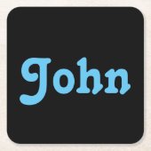 Onderzetter John (Voorkant)