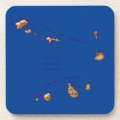 Onderzetter Kaapverdische kaart (Voorkant)