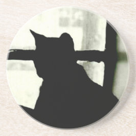 onderzetter 'Kat in venster'