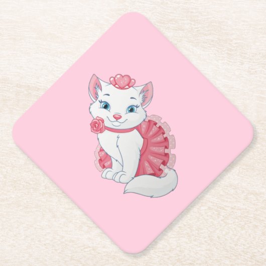 Onderzetter kat papier (Voorkant)