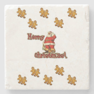 Onderzetter kerst met marmer Stone