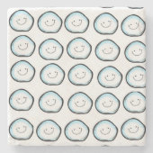 Onderzetter kerst met marmer Stone (Voorkant)