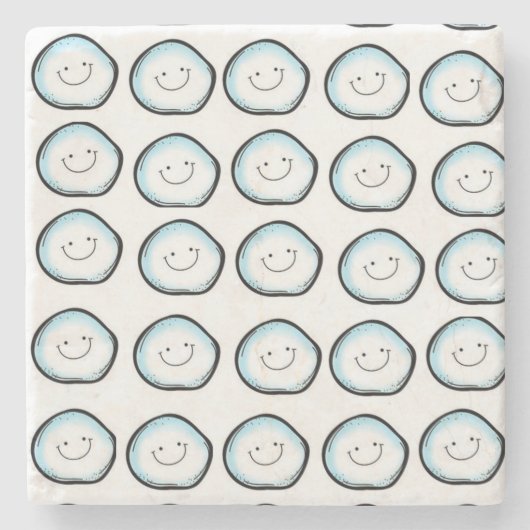 Onderzetter kerst met marmer Stone (Voorkant)