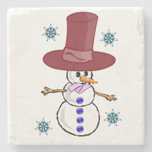 Onderzetter kerst met marmer Stone