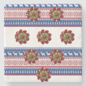 Onderzetter kerst met marmer Stone (Voorkant)