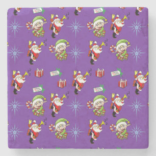 Onderzetter kerst met marmer Stone