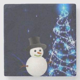 Onderzetter kerst met marmer Stone