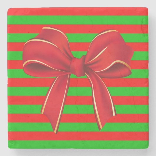 Onderzetter kerst met marmer Stone (Voorkant)