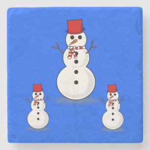 Onderzetter kerst met marmer Stone