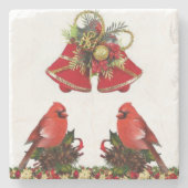 Onderzetter kerst met marmer Stone (Voorkant)