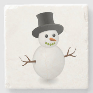 Onderzetter kerst met marmer Stone