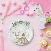 Onderzetter kerstDrink Papieren Bordje (Feest)