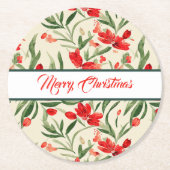 Onderzetter kerstflessenpapier (Voorkant)