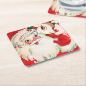 Onderzetter kerstkerstkerstkerstrendierfeest (Schuin)