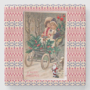 Onderzetter kerstmarmer,