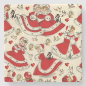 Onderzetter kerstmarmer,  (Voorkant)