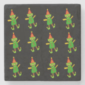 Onderzetter kerstmarmer, Elf (Voorkant)