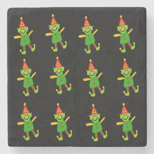 Onderzetter kerstmarmer, Elf