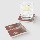 Onderzetter kerstmarmer, Jezus Christus (Zijkant)