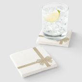 Onderzetter kerstmarmer Stone (Zijkant)