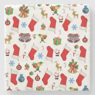 Onderzetter kerstmarmer Stone