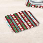 Onderzetter kerstpapier (Gekanteld)